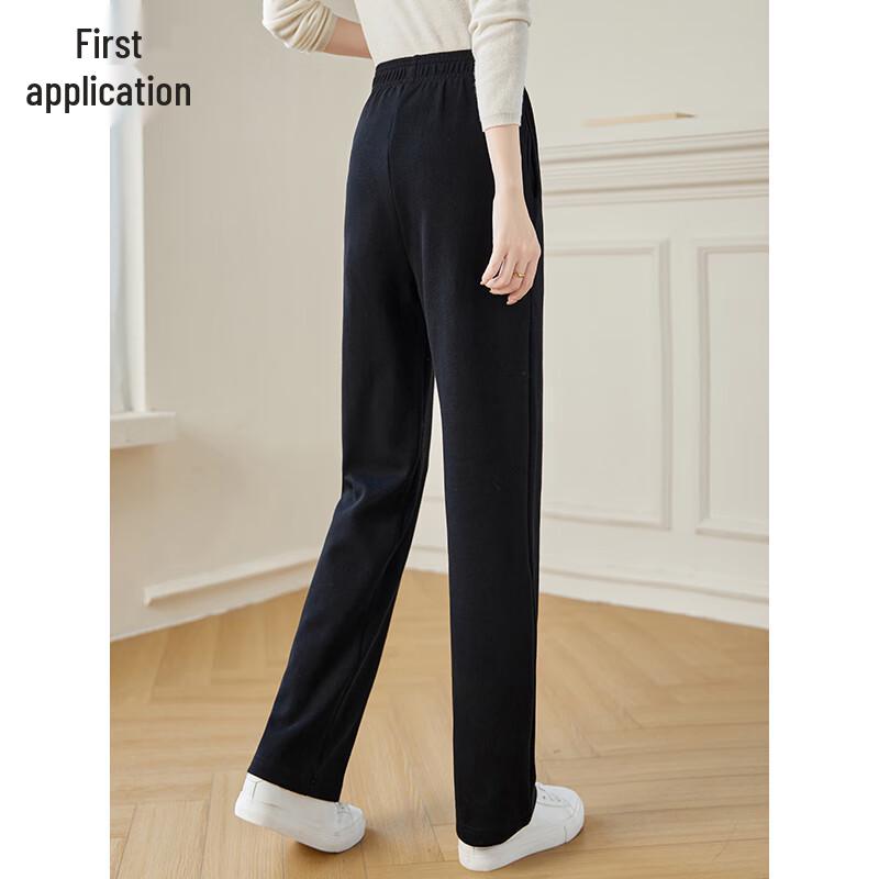 Chushen Women's High-Waist Straight Leg Casual Pants