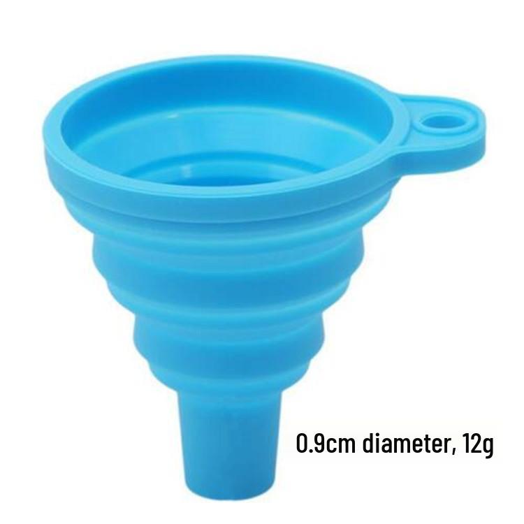 

Portable Foldable Silicone Funnel Set: Small, Medium, Large with Long Neck Design Small 12g розовый