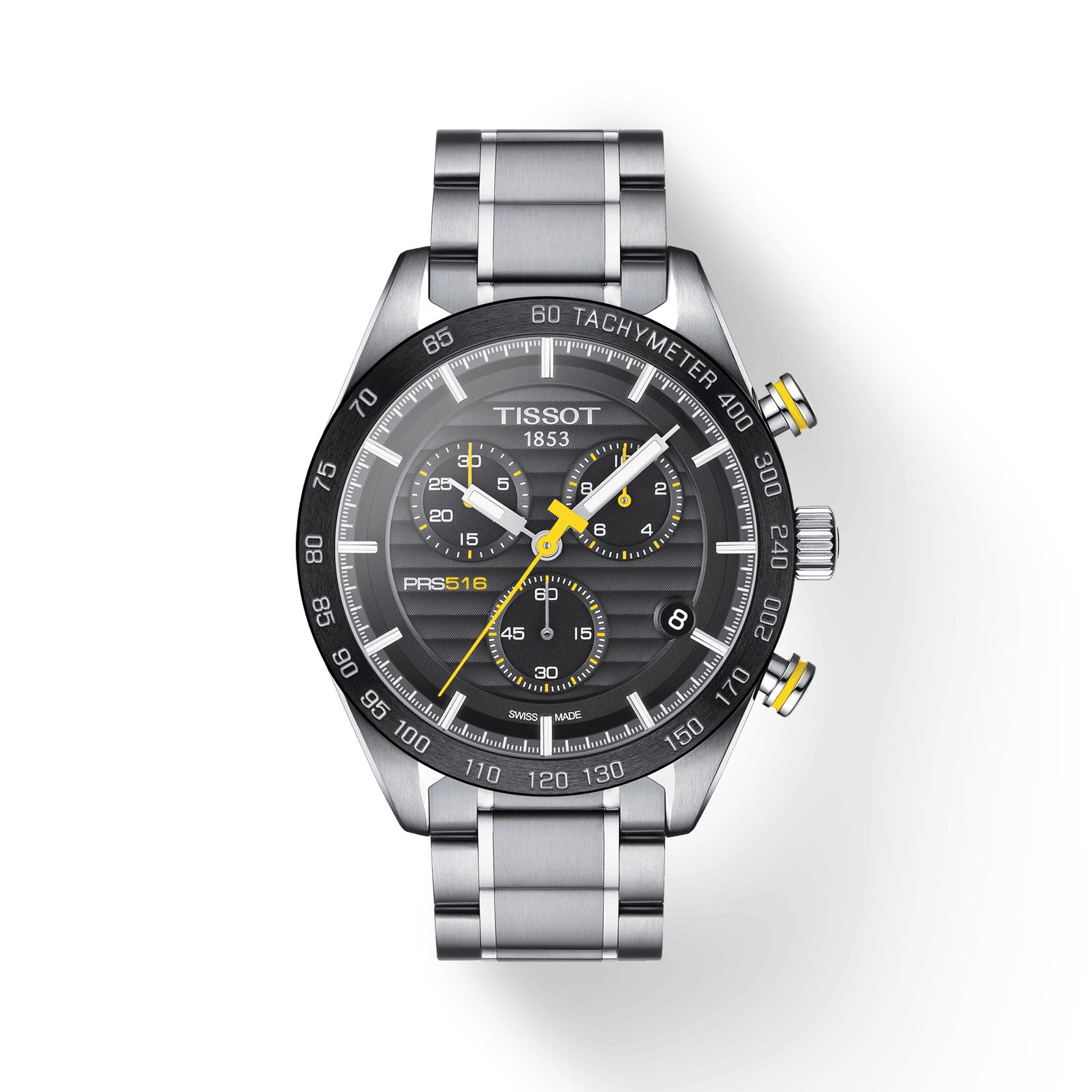 Tissot Stainless Steel black Dial Men s Fashion Watch T100.417.11.051.00 чёрный