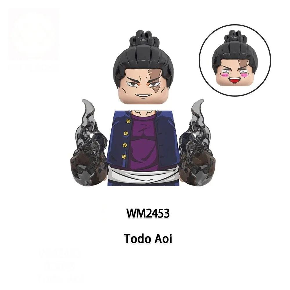 Jujutsu Kaisen Anime Cartoon Gojo Satoru Itadori Yuj Fushiguro Megumi Okkostu Yuta Bausteine Mini-Actionfiguren Kinderspielzeug