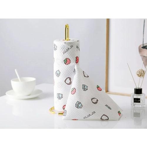 Gentillesse Küchenpapierhalter, Rollenständer, Gold, Toilettenpapierhalter, Freistehende Aufbewahrung