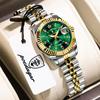 POEDAGAR Original Elegant Women Clock Luminous Waterproof Stainless Steel Women's Watches Date Business Quartz Ladies Wristwatch