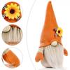 Unique Festival Harvest Sunflower Doll In Orange For Home And Bar Thanksgiving Decor