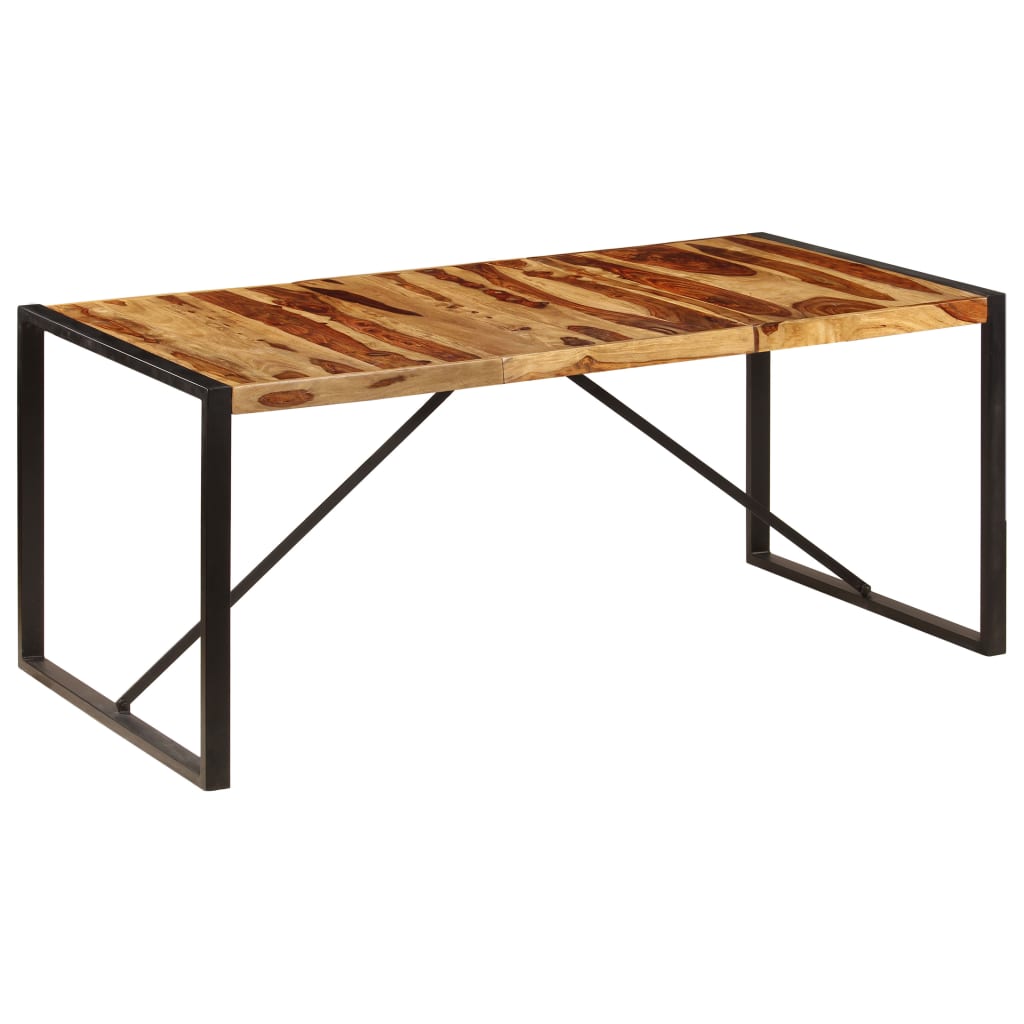 Dining Table 180 X 90 X 75 Cm Solid Acacia Wood