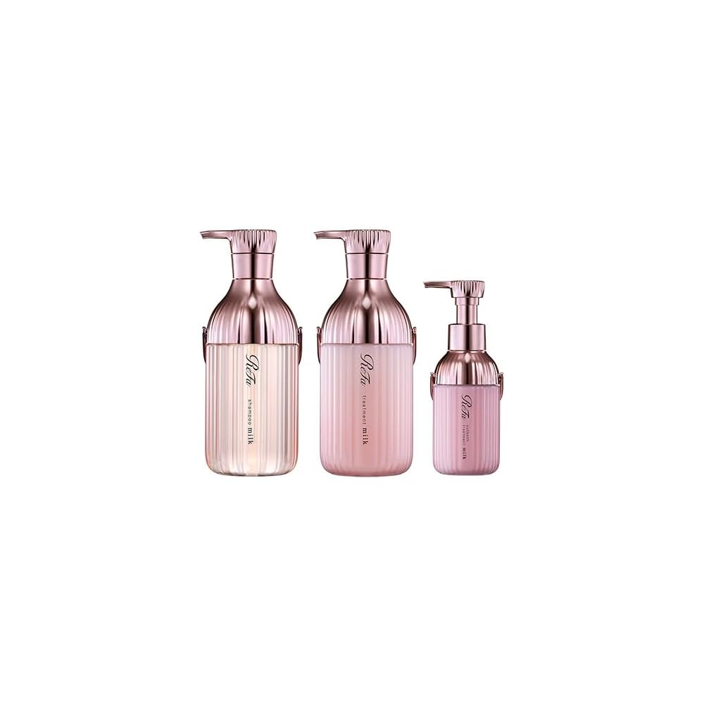 ReFa Milk Protein Pink Floral Berry Shampoo Treatment Leave-In Treatment 300ml