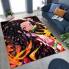 Anime Demon S-Slayer Kamado Nezuko Tanjirou Cartoon Rug for Bedroom Living Room Sofa Home Doormat Decor,Kids Non-slip Floor Mat