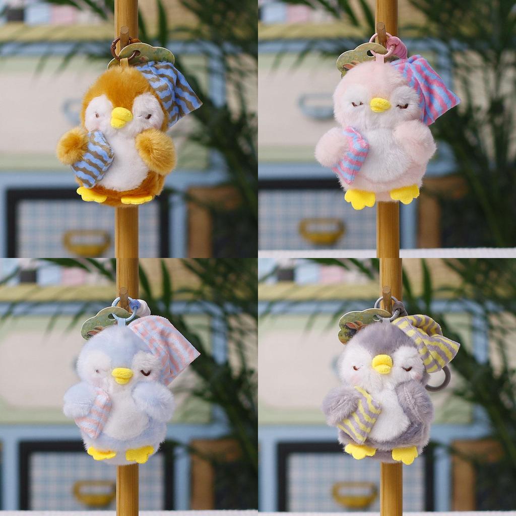 Plush Penguin Keychain With Pp Cotton Filling For Gift And Bag Decoration
