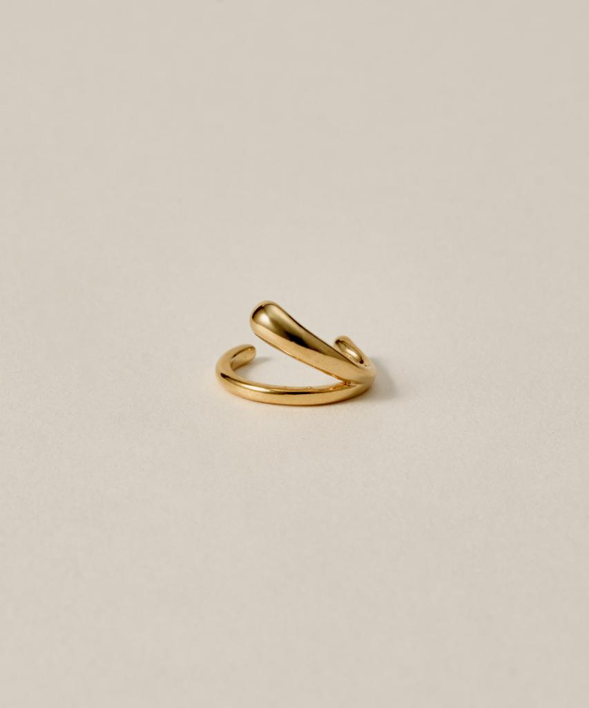 Novice Tokyo Mini Double Layered Ear Cuff / Gold