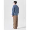 8SECONDS Modified Ribbed Loose Fit Collar Pullover Sky Blue