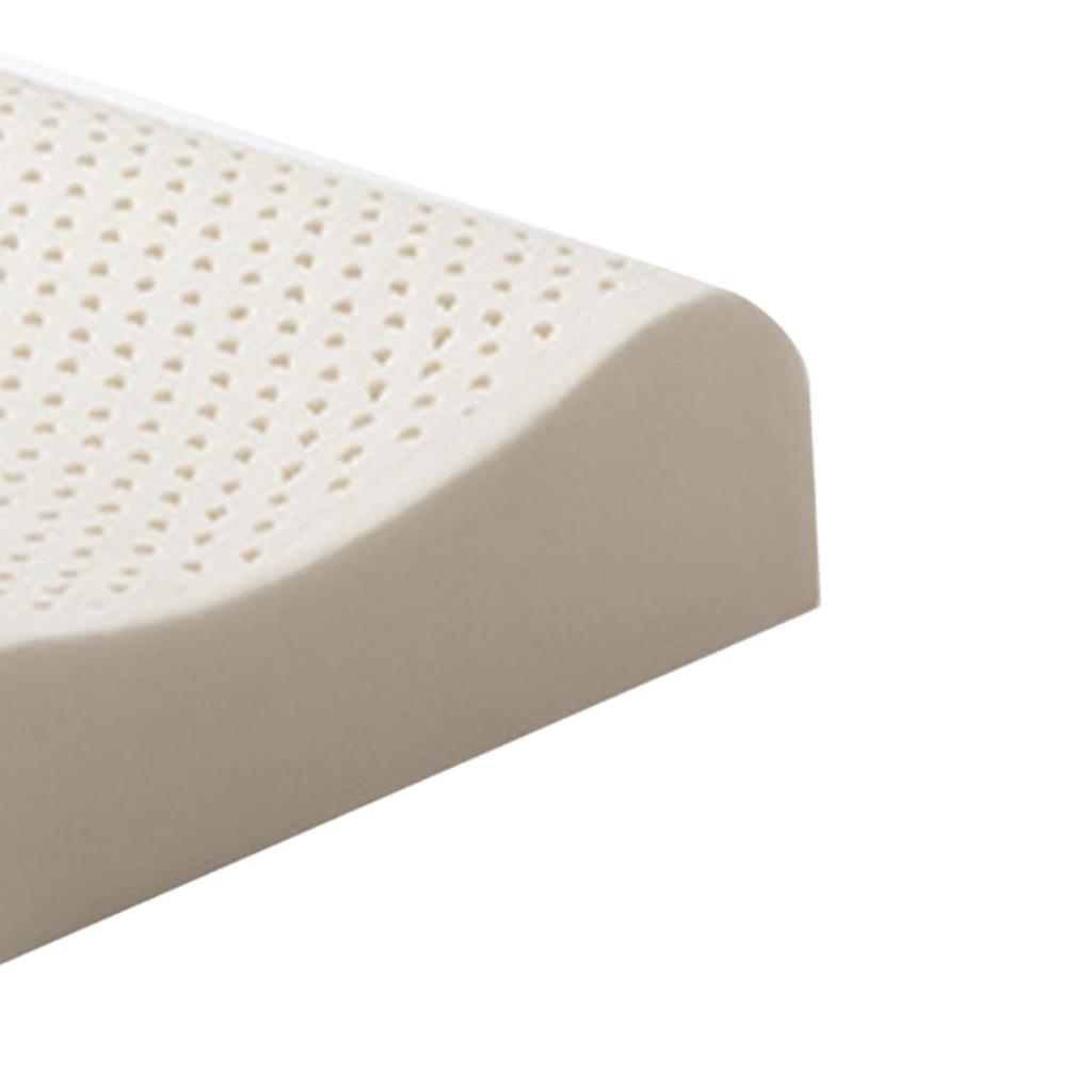 Latexkissen Atmungsaktiv Memory Nacken Entlasten Stützend Ergonomisches Schlafkissen mit Bezug Innenfutter für