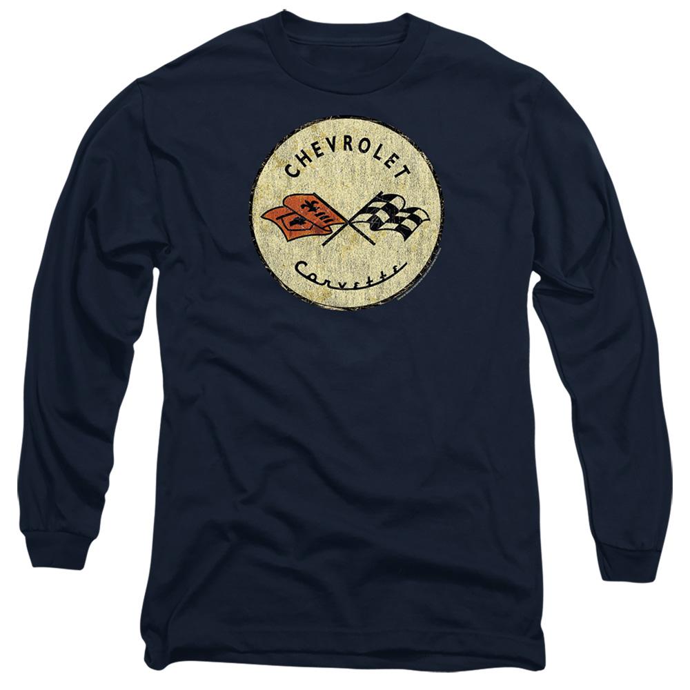 Chevrolet Unisex Adult Old Vette Long-Sleeved T-Shirt