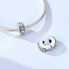 New 925 Silver Circular Heart Shape Friendly Embrace Pray Charms Beads For Women Fit Bracelet DIY Jewelry Gift