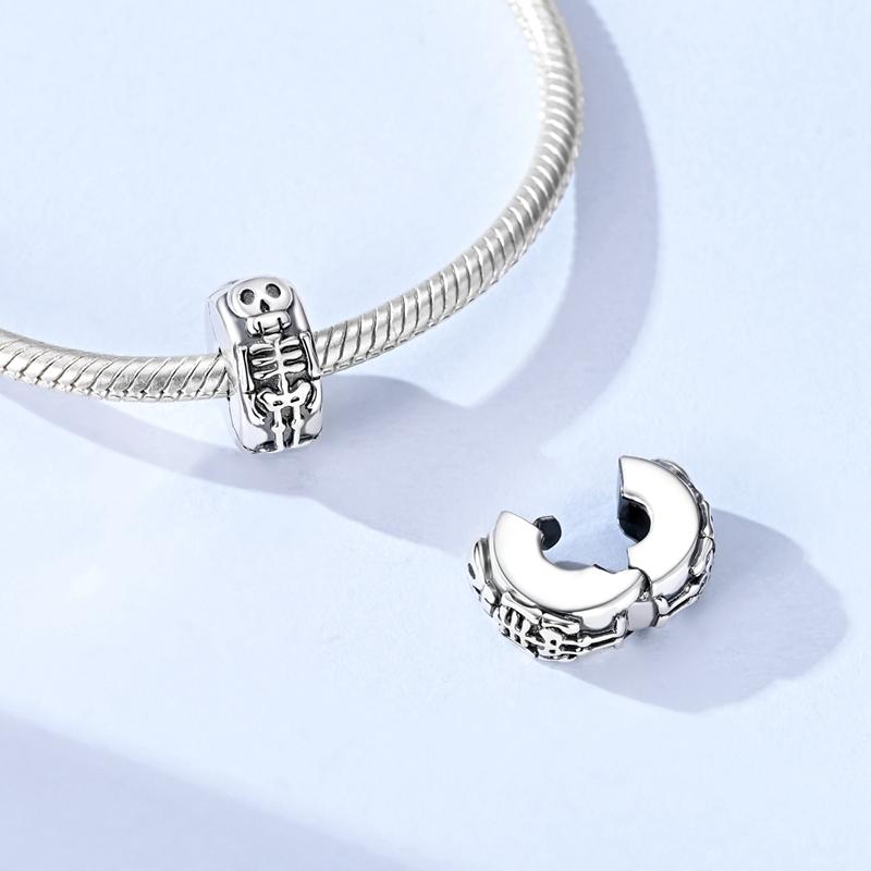 New 925 Silver Circular Heart Shape Friendly Embrace Pray Charms Beads For Women Fit Bracelet DIY Jewelry Gift