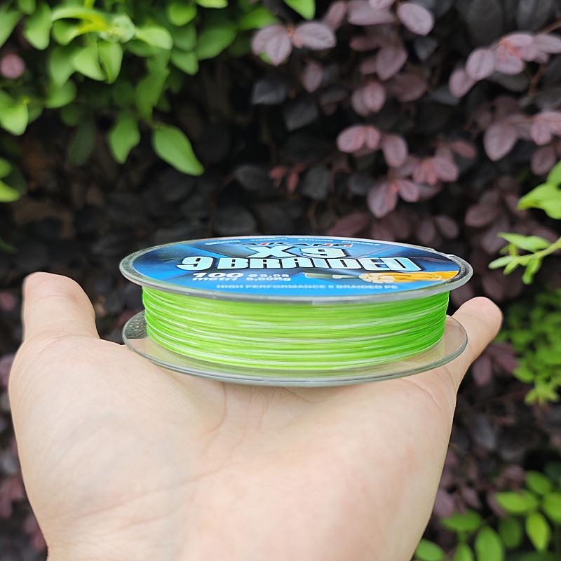 Genuine 9-Strand PE Fishing Line, 100 Meters – Strong Tensile Force for Horse Fishing