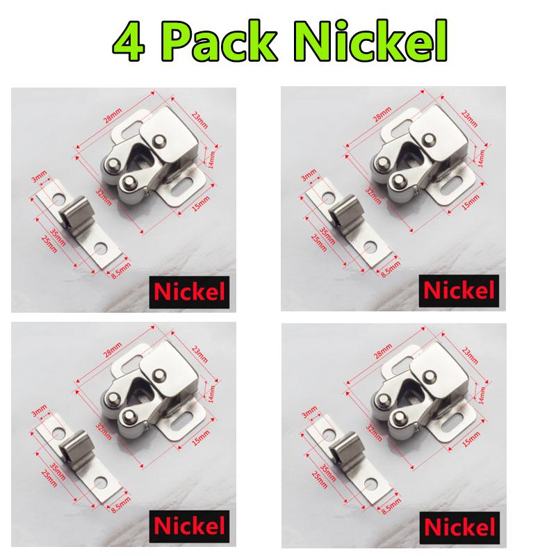 New 10-1Pack Magnet Cabinet Catches Door Stop Closer Stoppers Damper Buffer For Wardrobe Hardware Furniture Fittings Accessories