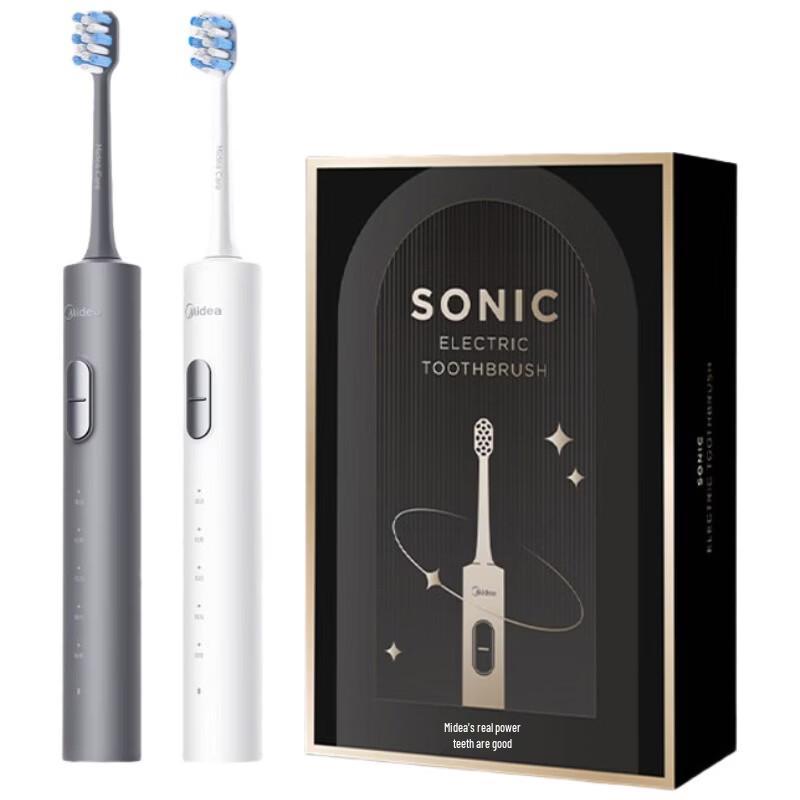 Midea S1PX Electric Toothbrush - Couple Dual Pack