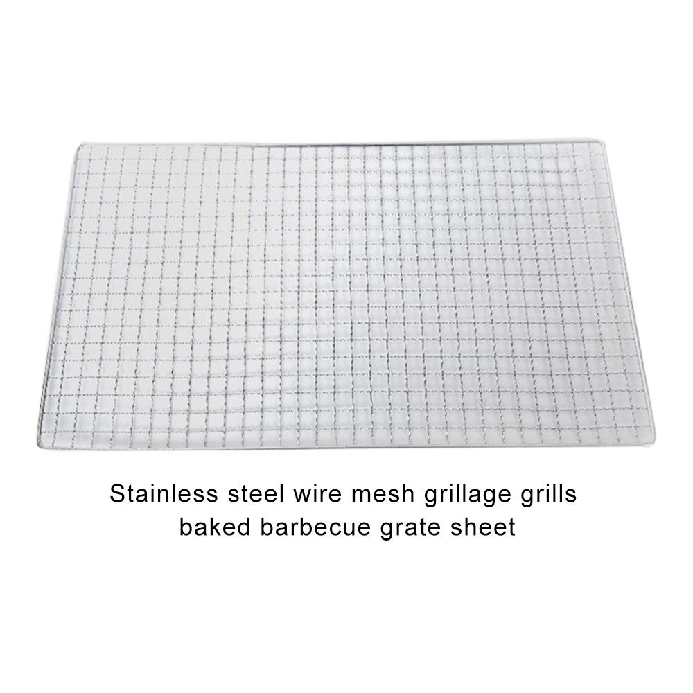 Multipurpose Stainless Steel Baking Wire Mesh Grill BBQ Net Mesh Barbecue Racksbuy at a low