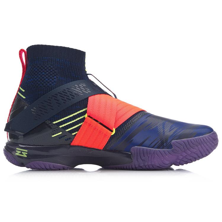 Li Ning Ranger Cushioning Slip Resistant Abrasion Resistant High Top Badminton Shoes Men's AYAP015-4