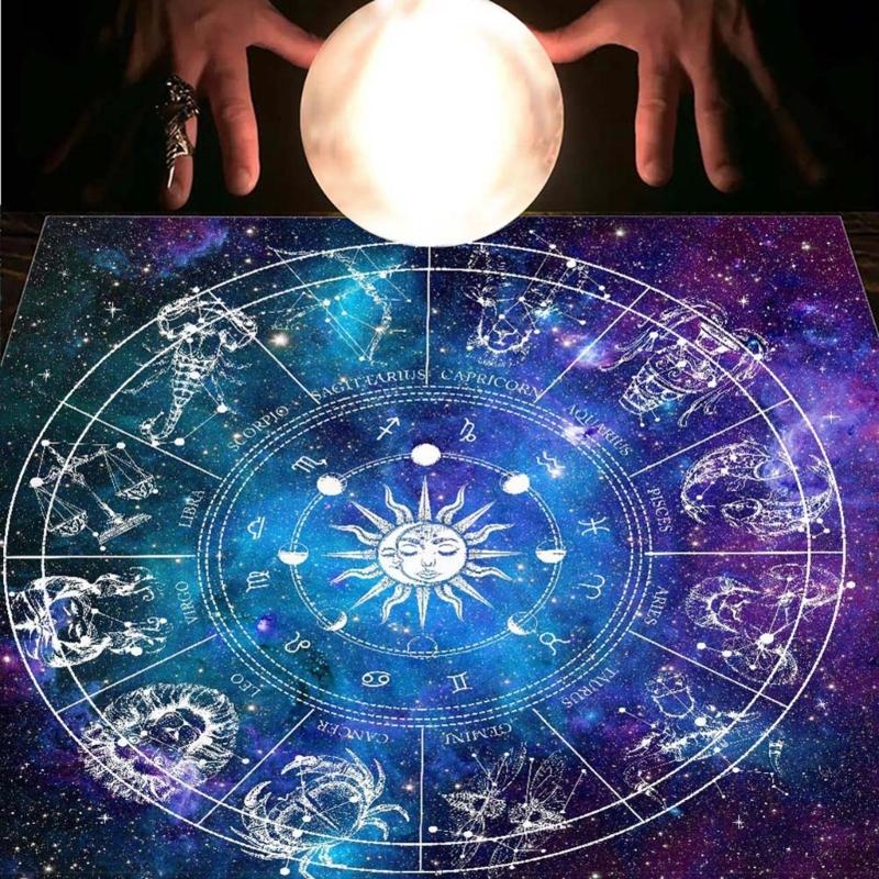 Square Flannelette Tarots Cloth Board Game Pad Astrological Pad Table Cover