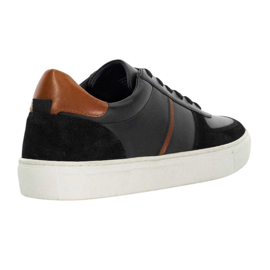 Dune London Mens Theron Leather Trainers
