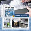 12-24 Piezas Limpiador Descalcificador para Máquina de Hielo Pastillas Efervescentes de Limpieza Para Descalcificar Desodorizar Prolongar la Vida Útil de la Máquina de Hielo