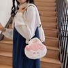Sac bandoulière pudding désert doux poupée en peluche sac à dos enfant grande capacité avec pendentif peluche sac à bandoulière dessin animé filles
