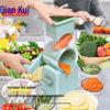 Qianxing Manual Rotary Vegetable Slicer and Shredder