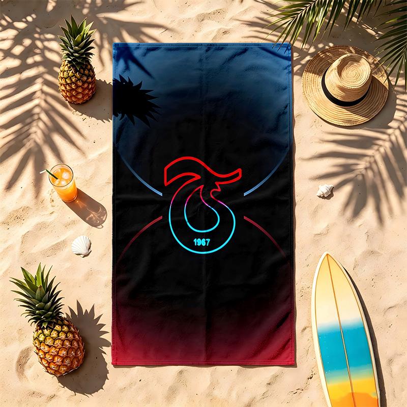 Trabzonspor (5) Thema Strandtuch Sandabweisend Weich Und Bequem Geeignet Für Den Pool Camping Yoga Und Tauchen Ein Reise-Essential