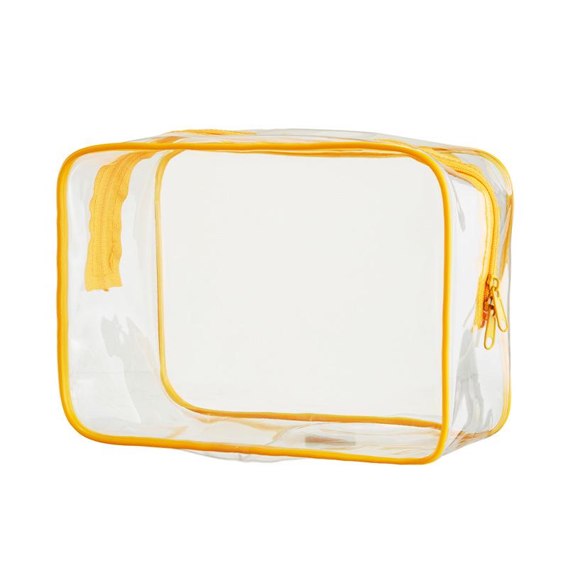 High Transparency 20cm Cotton Doll Display Bag, Dual-Use for Three-Year-Olds, Thickened PVC, Square Transparent Design
