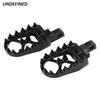 Motorcycle Foot Pegs MX Wide Footrest Pedals Black Spike for Harley Sportster 883 XL1200 XL883 Softail Blackline Breakout Rocker