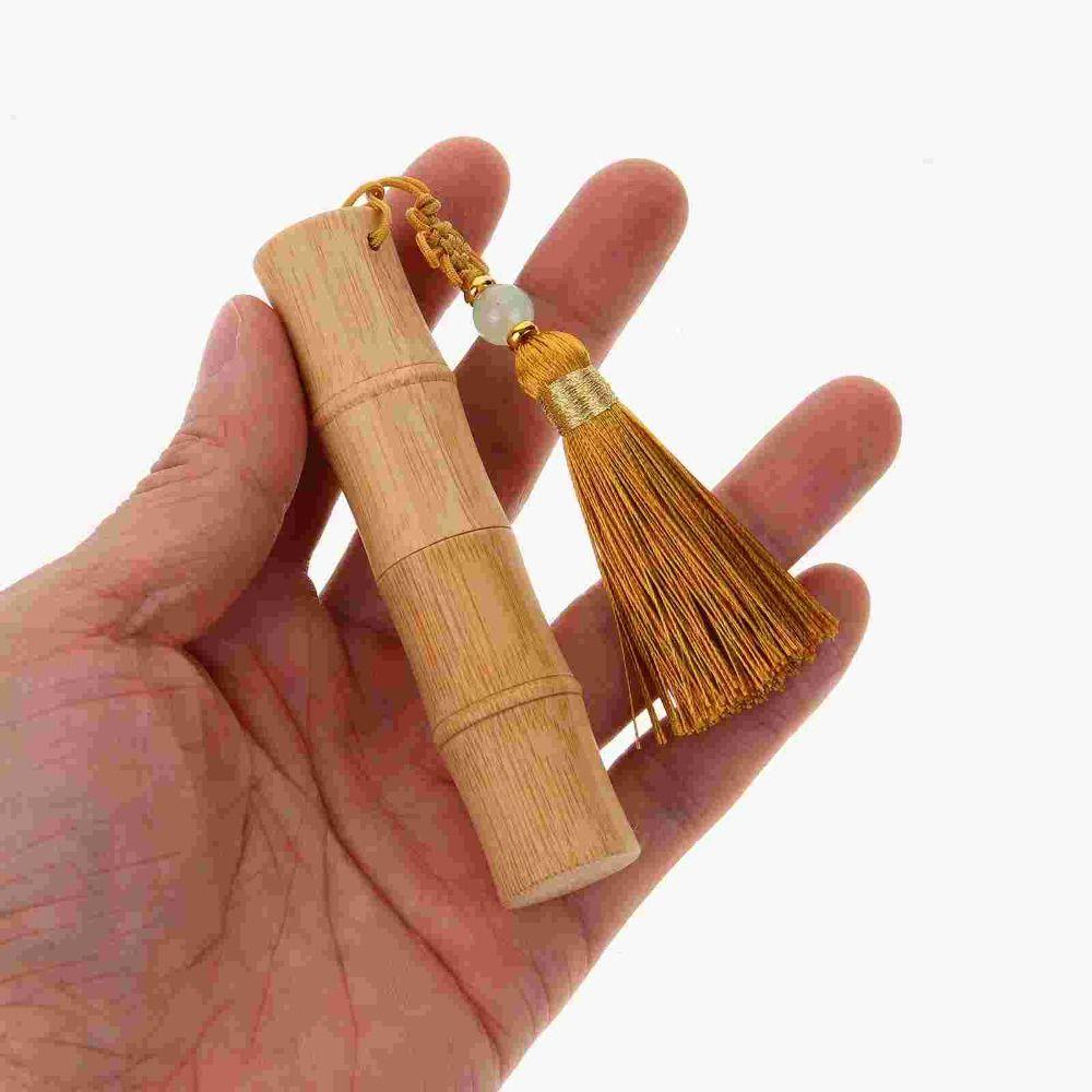 5/10ml Bamboo Roll-on Bottle Steel Roller Ball Lipstick Tube Natural Lip Balm Tubes  Lipgloss Pack