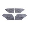 For Toyota Venza/Harrier    2024 Steel Styling Door Audio Speaker Sound Ring Cover Frame Trim Interior Accessories