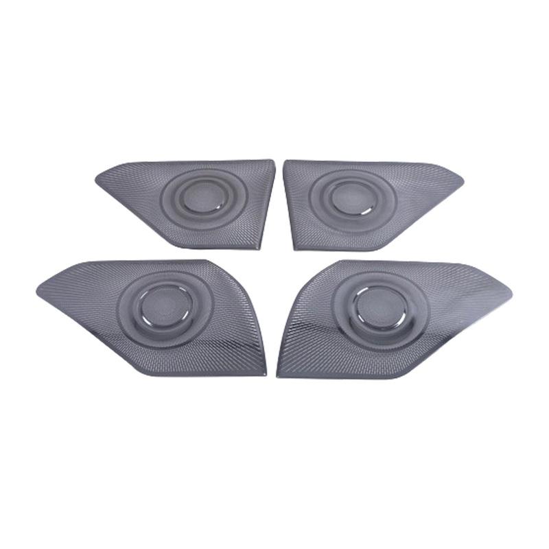 For Toyota Venza/Harrier    2024 Steel Styling Door Audio Speaker Sound Ring Cover Frame Trim Interior Accessories