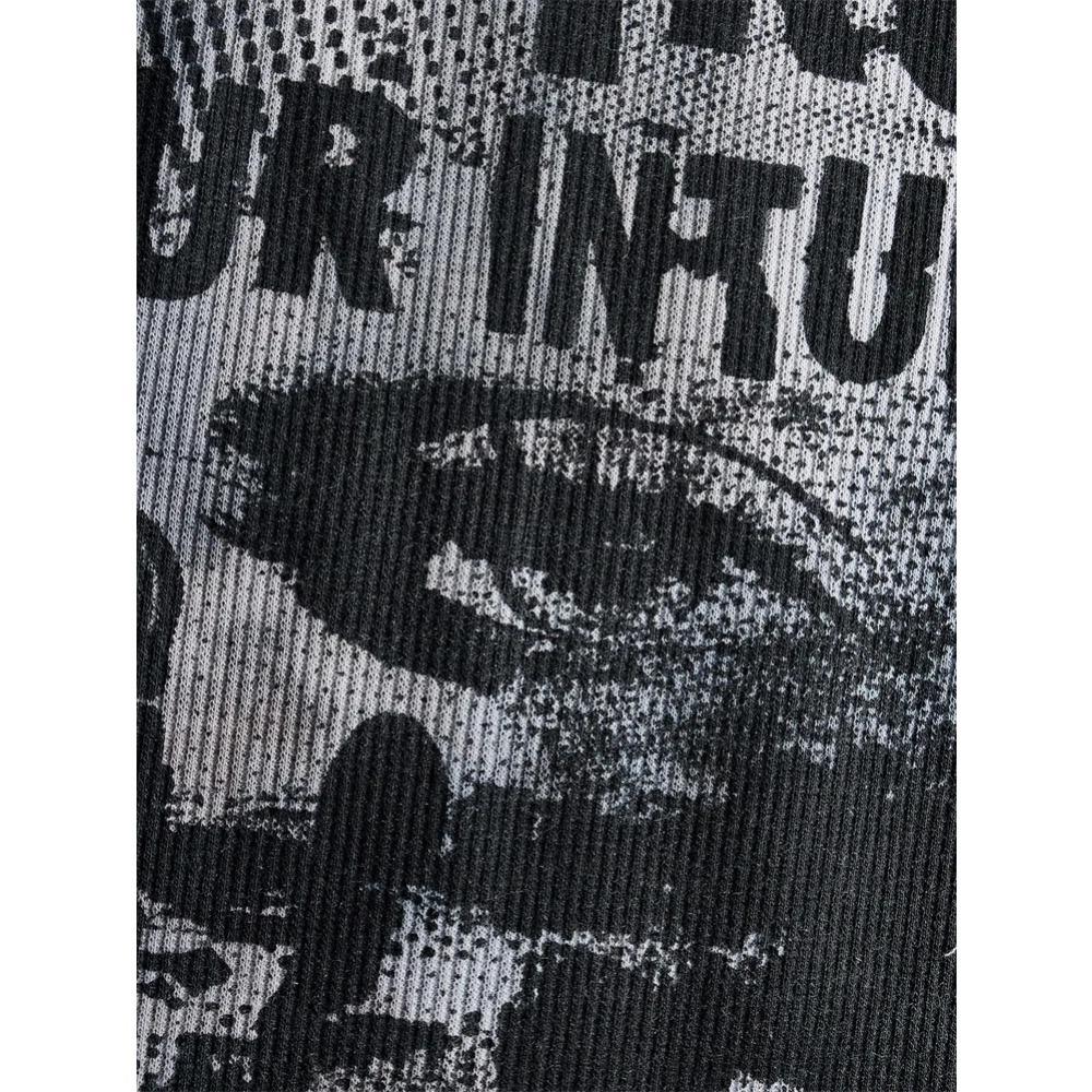 Grunge Punk Batikovaný Top bez rukávů s grafikou oka a písmene pro ženy Letní Y2K oblečení Ležérní kulatý výstřih Bez rukávů Crop top Vesta Streetwear