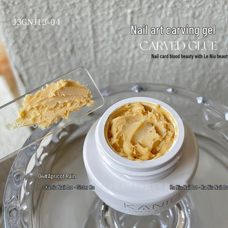 

Ka Niu 3D Nail Art Carving Gel - Silk Satin Rose Petals, Non-Sticky Shaping Gel