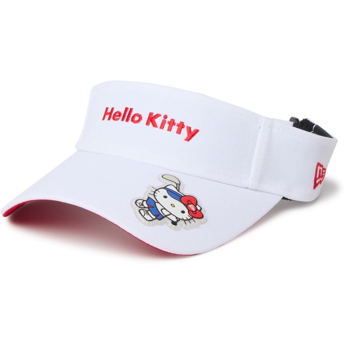 

New Era HELLO KITTY New Era Golf Солнцезащитный козырек Солнцезащитный козырек Длинный козырек HELLO KITTY Антибактериальная лента для пота Вышитая шляпа 14348592 Женская