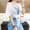 Versatile Shrug Top: Summer Sun Protection, Plus Size Chiffon Cardigan