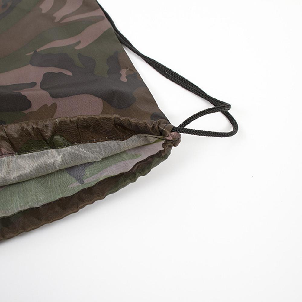 Shoes Clothes Storage Thicken Backpack Oxford Bag Camouflage Drawstring Bag Portable Sports Bag