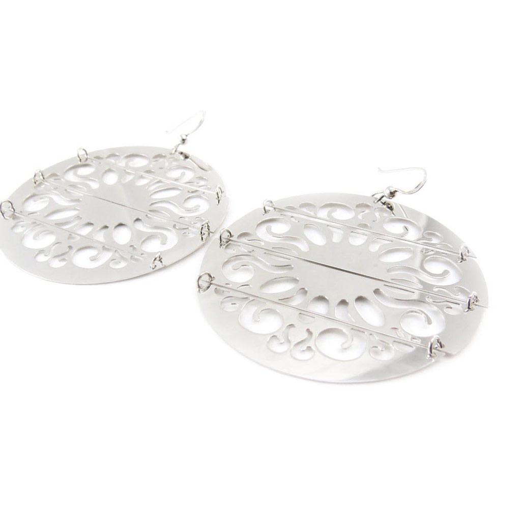 Les Trésors De Lily [J2082] - Brincos Prata 'Calypso'