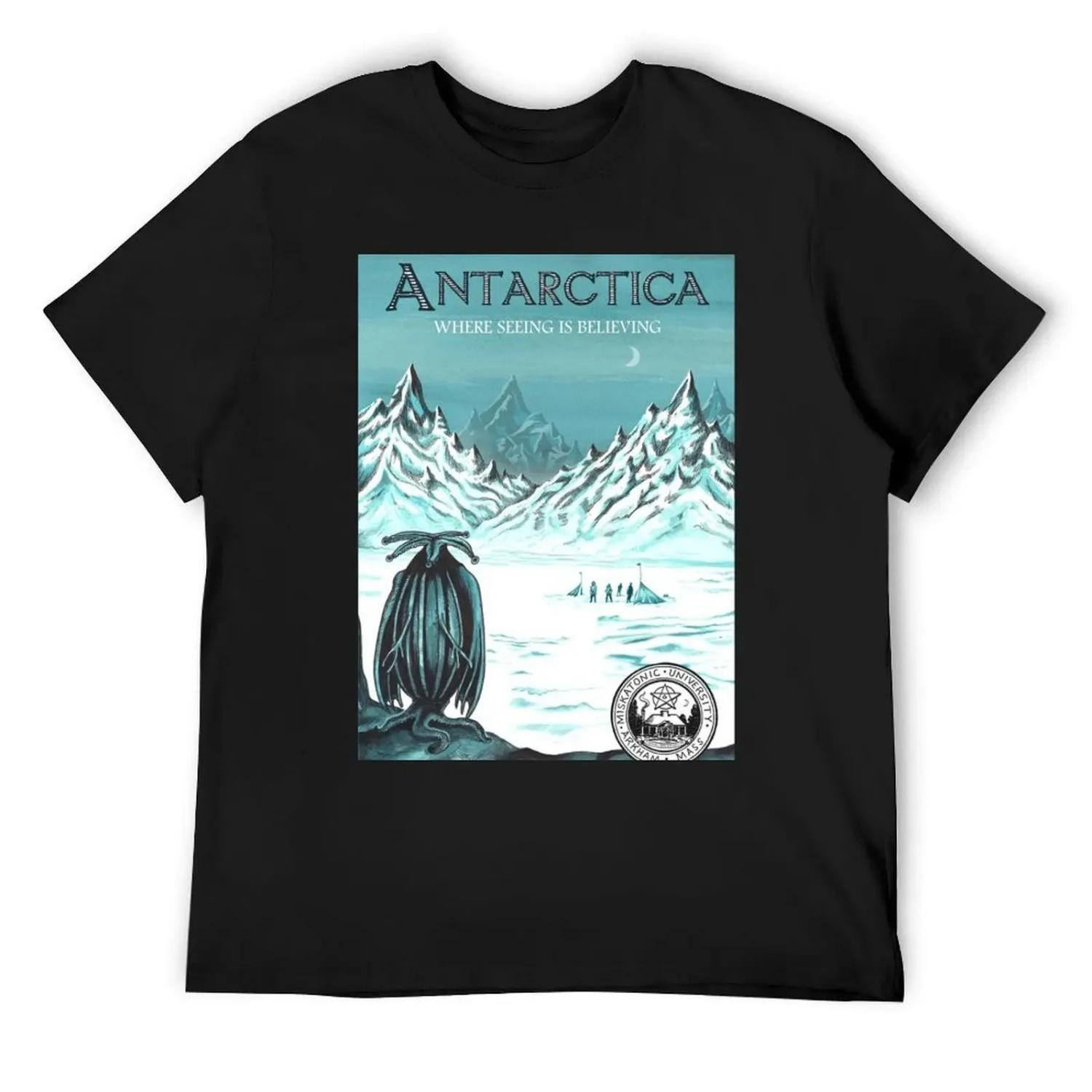 Antarctica where seeing is believing T-Shirt football t shirt for a boy Clothing clothes mens graphic t-shirts big and tall XXXXXL разноцветный