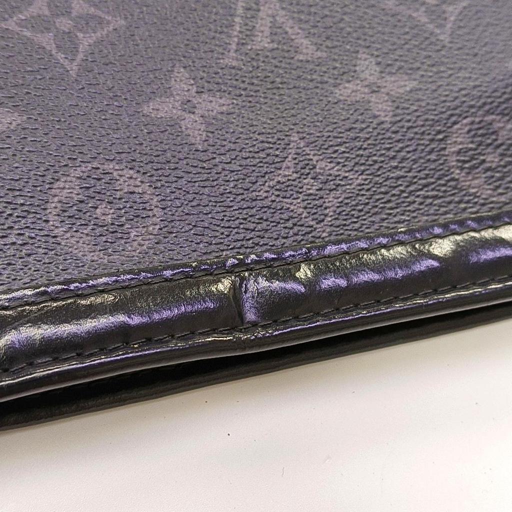 [Usado] Louis Vuitton Pochette Voyage MM 'Lona Monograma Eclipse Preto' - Bom #1WAFRJE