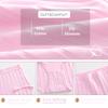 FINETOO 6PCS/SET Women Basic High Waist Striped Panties Cotton Breathable Daily Multi Color Set Butt Lifting Plus Size Comfort Underwear