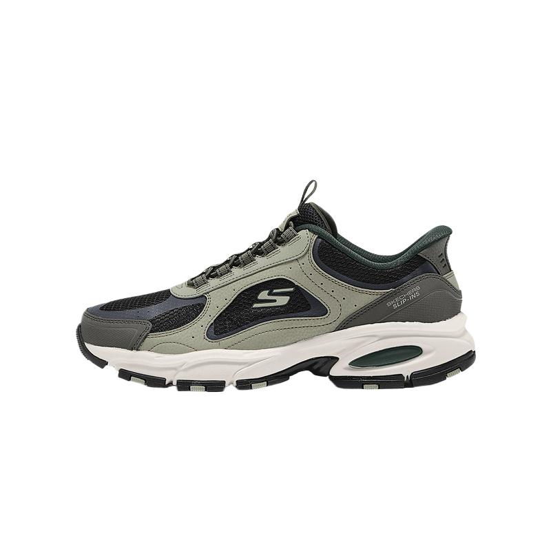 Skechers Outdoor Mens Simple Comfortable Versatile Durable Low-Top Outdoor Functional Shoes Men shoes 237175-OLV 39.5