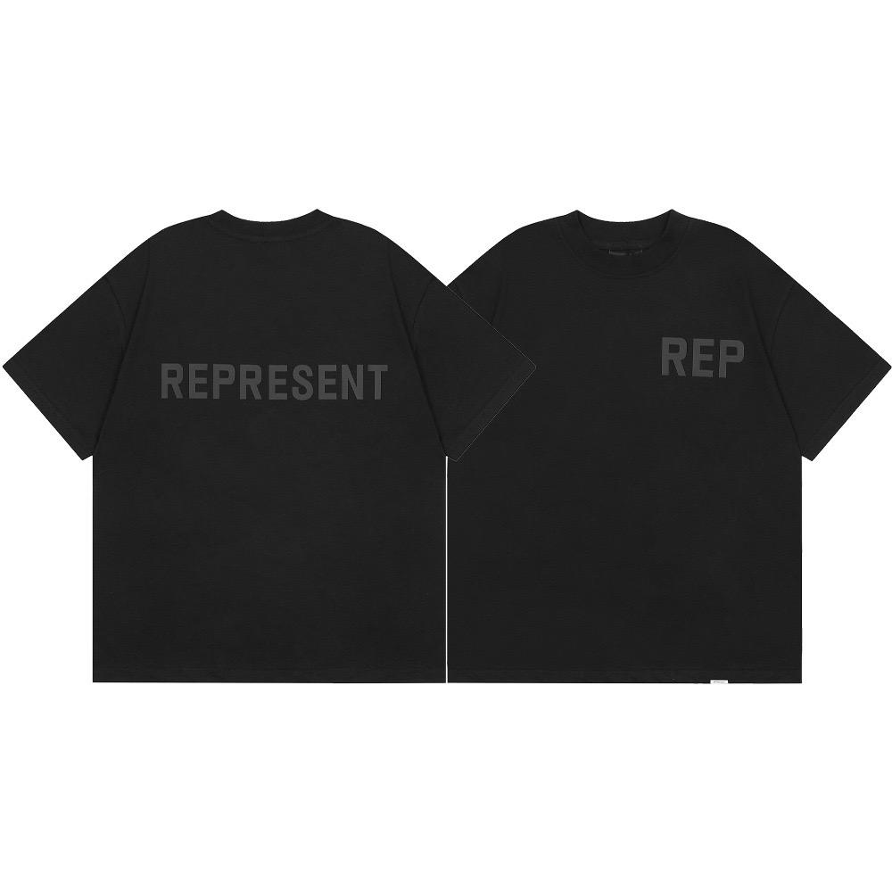 Pure Cotton Letter T-shirt Street  Men And Women  Pattern Printed Casual Tees Y2K Harajuku Gothic Loose Top