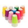 DIY Colored Paper Cups for Kids' Crafts – 10 Vibrant Colors, Thickened for Durability