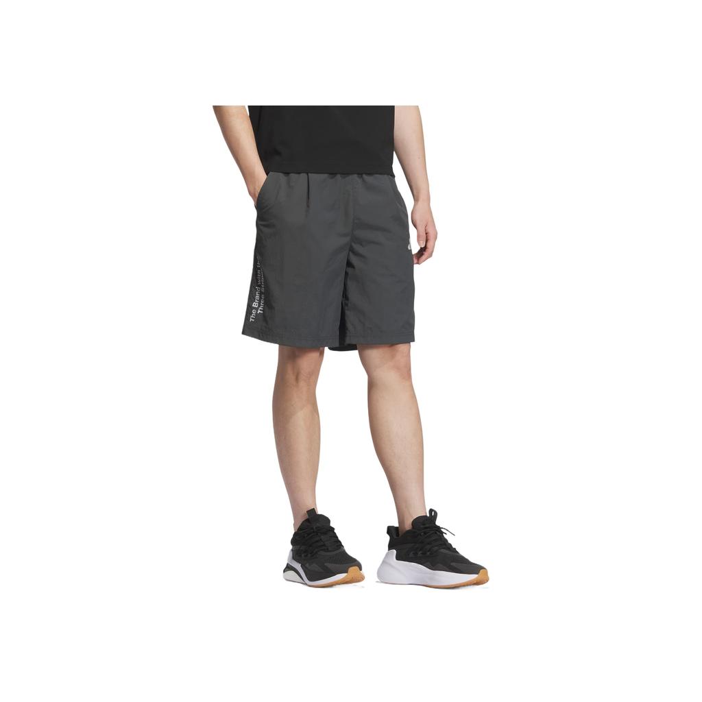Adidas Gfx Woven Comfortable Trendy Minimalist Versatile Casual Shorts Men Shorts Solid-Gray KF0134