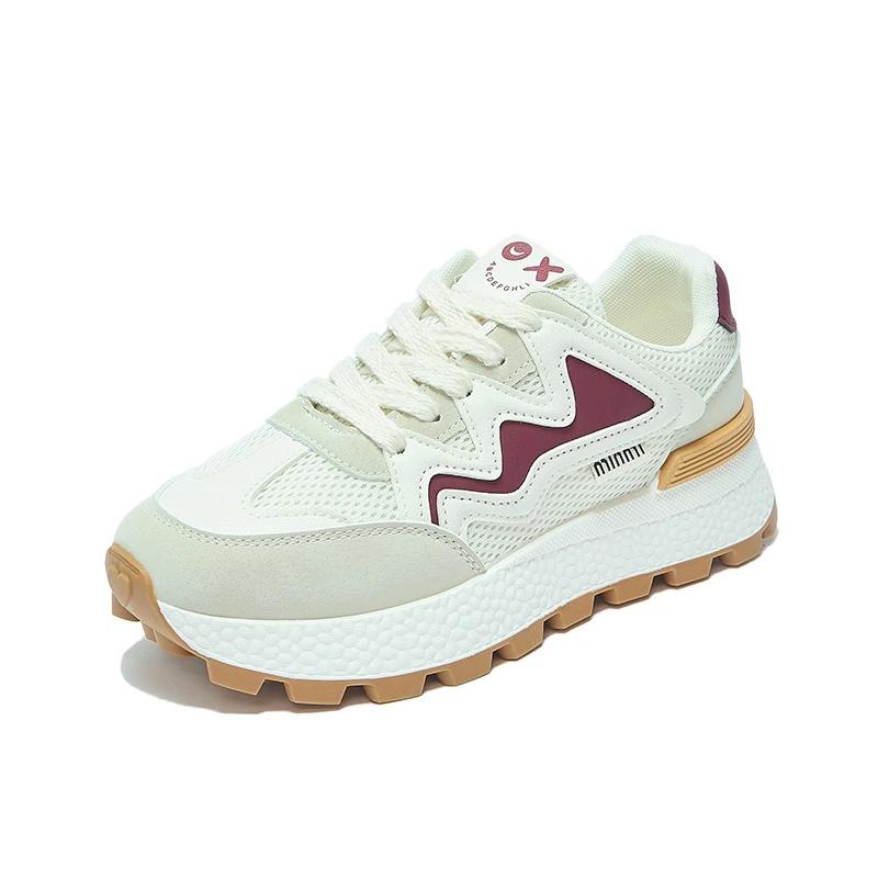 Tenis Feminino New Women Tennis Shoes Fashion Platform Sneakers Women Breathable Lace-up Casual Sports Shoes Woman Jogging Shoes