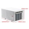 1100W 460x255x230mm Use 24-hour Timer 2 Gear Lighting LED Control Panel with Remote Cold/Heat Dual Portable Air Conditioner