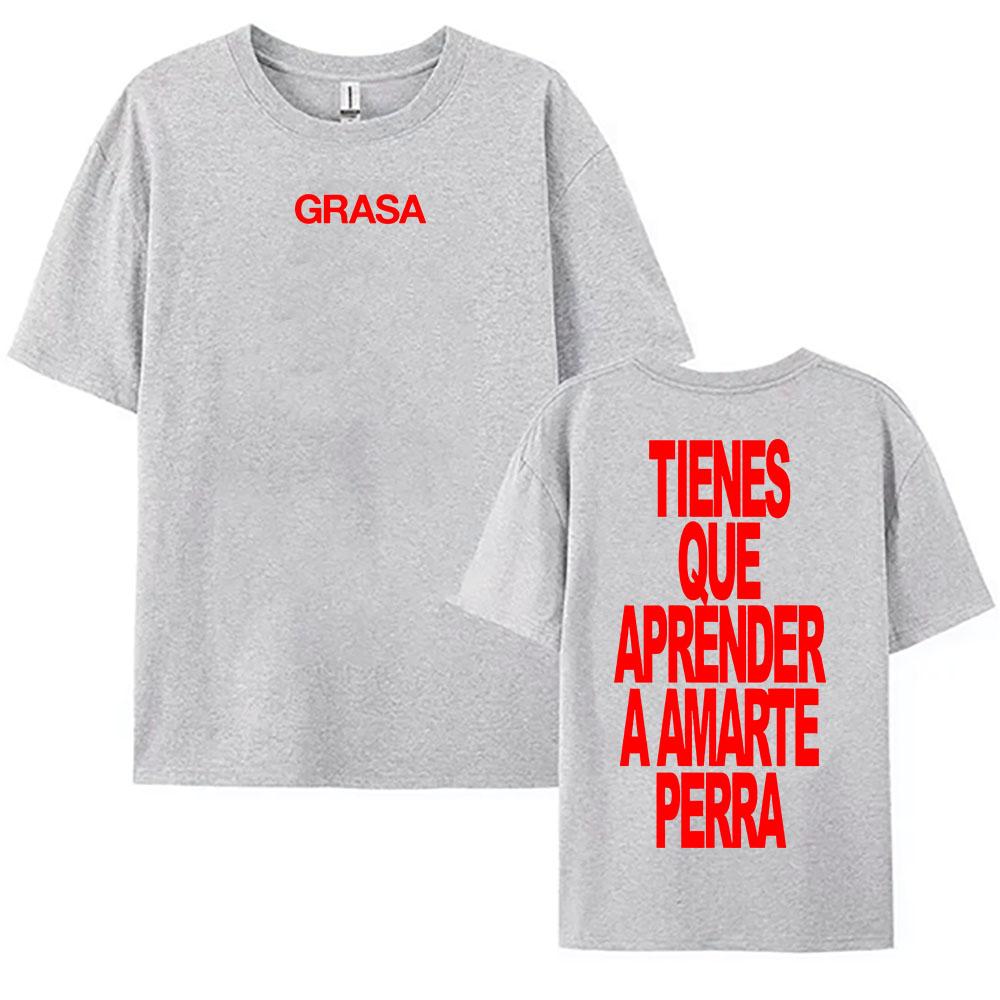 TIENES QUE APRENDER A AMARTE Tshirts SI TE DUELE CURITA Print T-shirt Nathy Peluso Singer Graphic T Shirt Cotton Tees