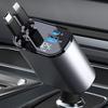 4 in 1 USB Car Fast Charger Telescopic Type C for Apple Cigarette Lighter Adapter Super Fast Charge Digital Display 86W PD QC3.0